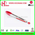 Hot sale Food grade silicone mini food tongs with automatic lock